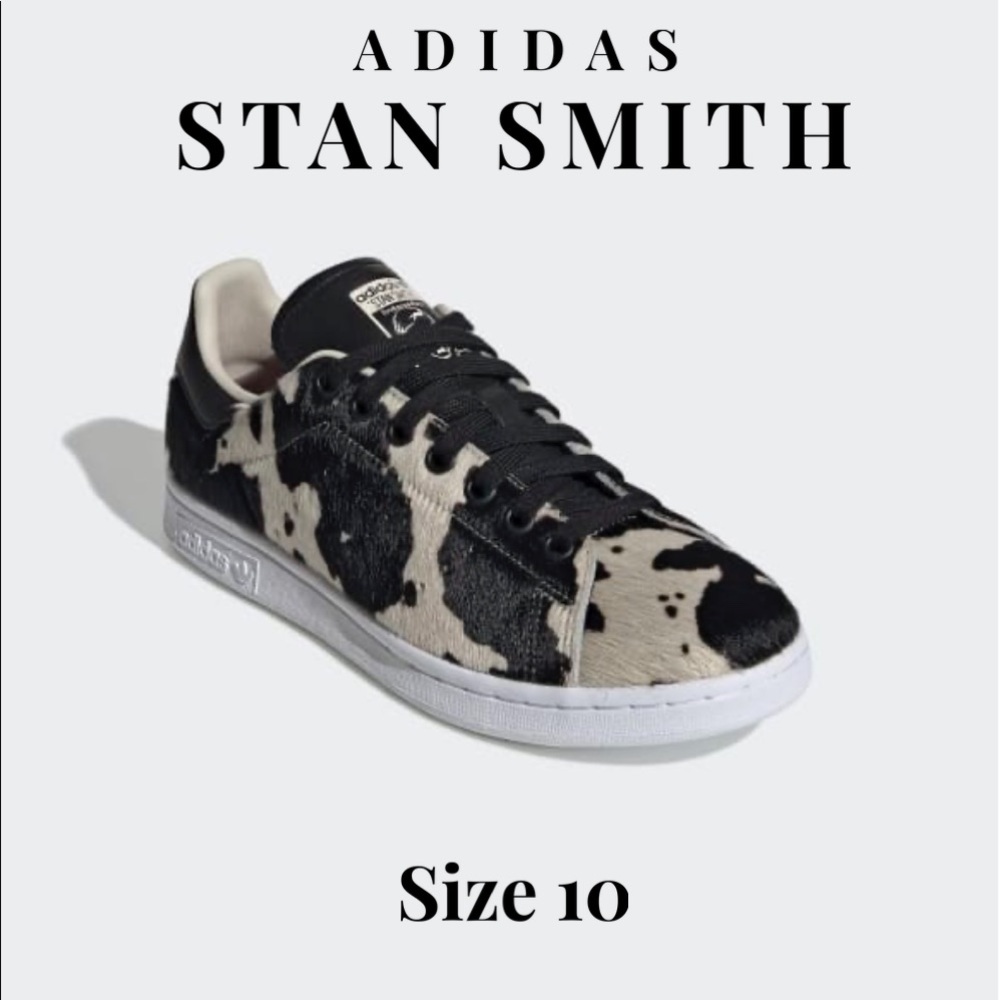Adidas STAN SMITH PONY HAIR Cow Print Sneakers